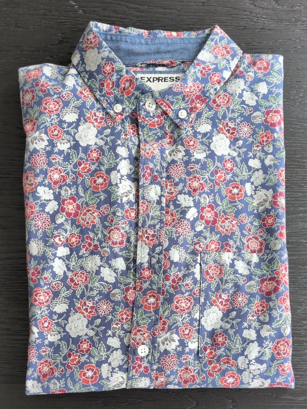 Men's Slim Soft Wash Shirt, L